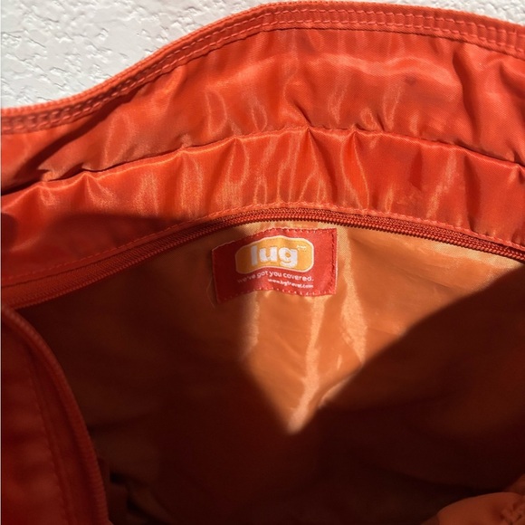 Lug Orange Quilted Crossbody Bag - Picture 6 of 8